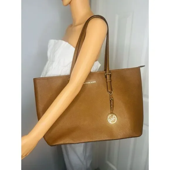 Michael Kors Womens Large Brown Tote Bag/Shoulder Bag - Picture 1 of 14